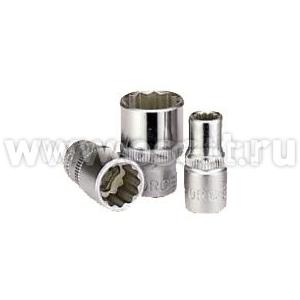 FORCE головка 1/4" короткая 6 мм 12-гр. (52906) (арт: 52906)