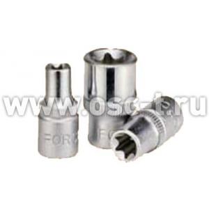 FORCE Головка 1/4" E- 6 короткая (52606) (арт: 52606) 