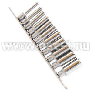 FORCE Набор длинных головок 1/4" 12-гр. 10 предметов на планке F21014 (арт: 21014)