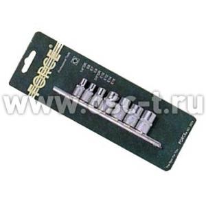 FORCE Набор головок Е-стандарта 3/8"+1/4" Е8-Е16 F3074 (арт: 3074)