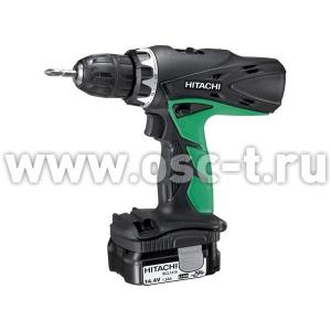 Аккумуляторная дрель HITACHI +2 АКБ 14,4v/ 1,5Ah пласт. кейс (арт. HIT_DSI14DCL-RC)