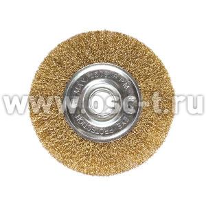 Щетка на болгарку плоская 150мм MATRIX 74664 посадочный d-22мм (арт. MAT_74664)